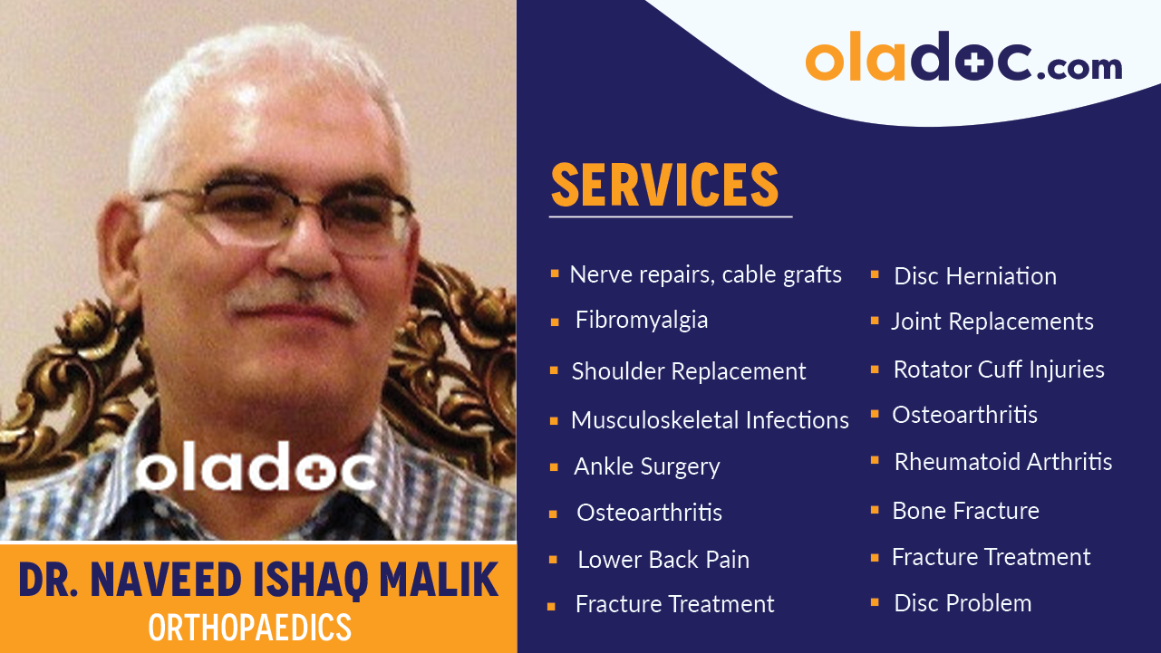 Services  provided by Dr. Naveed Ishaq Malik